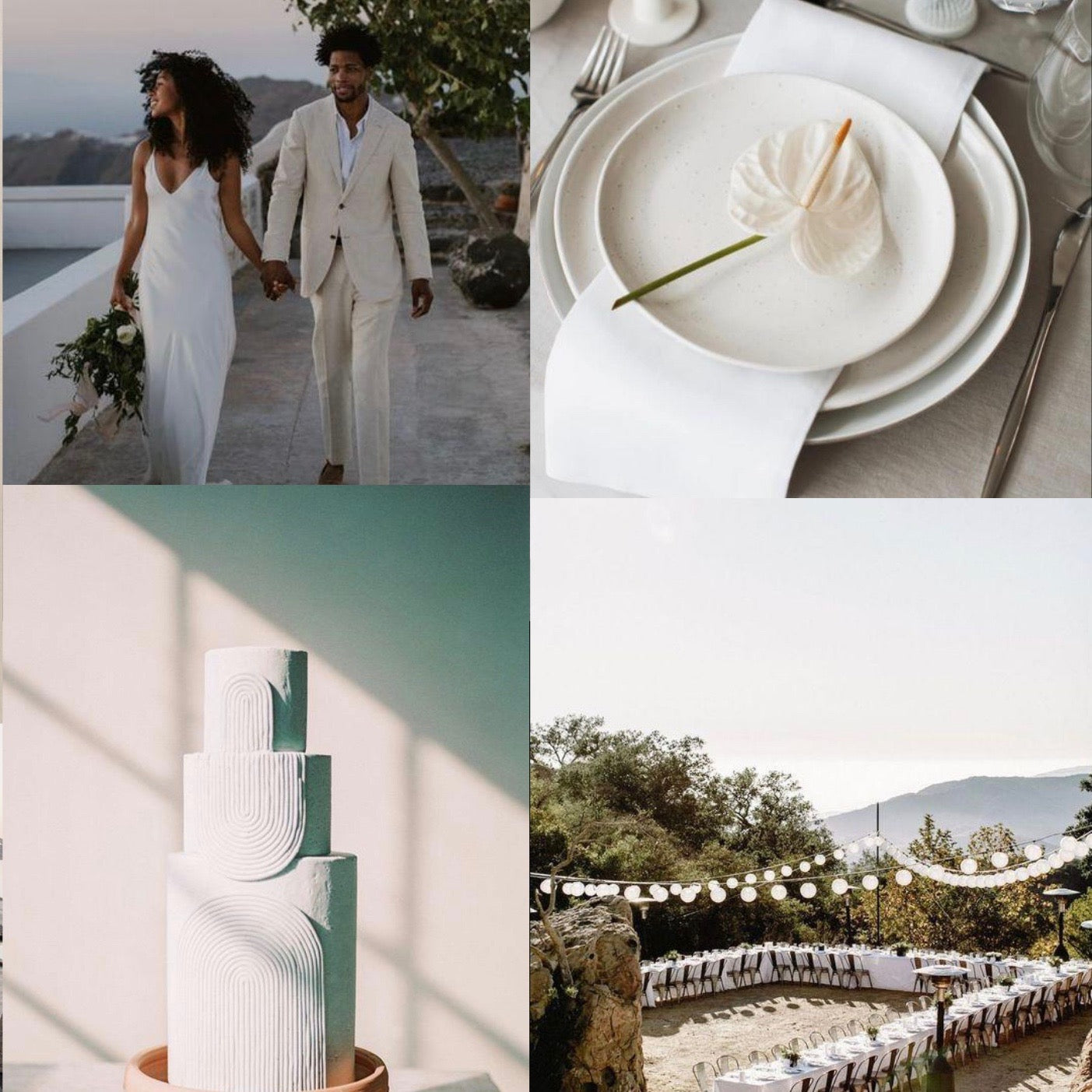 wedding collage