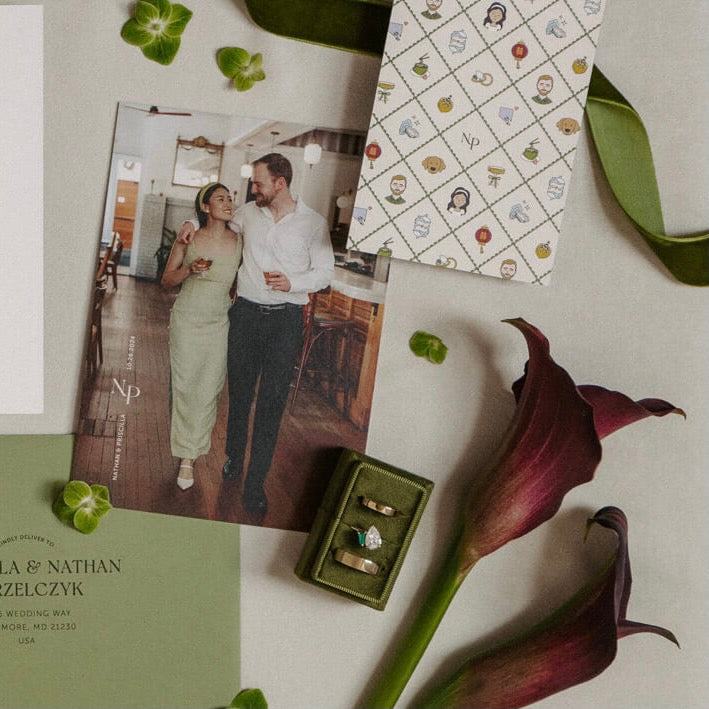 wedding details closeup