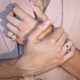 Shahla Karimi Aether X Shahla Cast Iron Engagement Ring 14K Yellow Gold