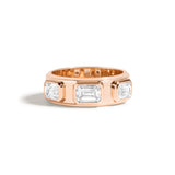 Shahla Karimi Aether X Shahla Cast Iron Engagement Ring 14K Rose Gold