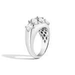 Shahla Karimi Azadi Bombe Cluster Ring 14K White Gold