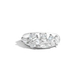 Shahla Karimi Azadi Bombe Cluster Ring 14K White Gold