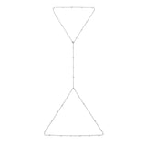 Azadi Puff-Set Convertible Body Chain by Shahla Karimi on white background