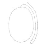 Azadi Puff-Set Convertible Body Chain by Shahla Karimi on white background