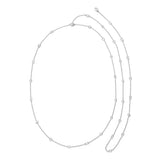 Azadi Puff-Set Convertible Body Chain by Shahla Karimi on white background