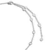 Azadi Puff-Set Convertible Necklace by Shahla Karimi on white background