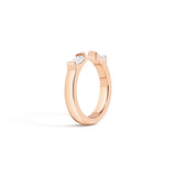 Shahla Karimi Carre & Baguettes Jenga Ring 14K Rose Gold