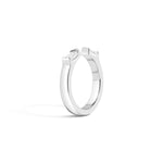 Shahla Karimi Carre & Baguettes Jenga Ring 14K White Gold