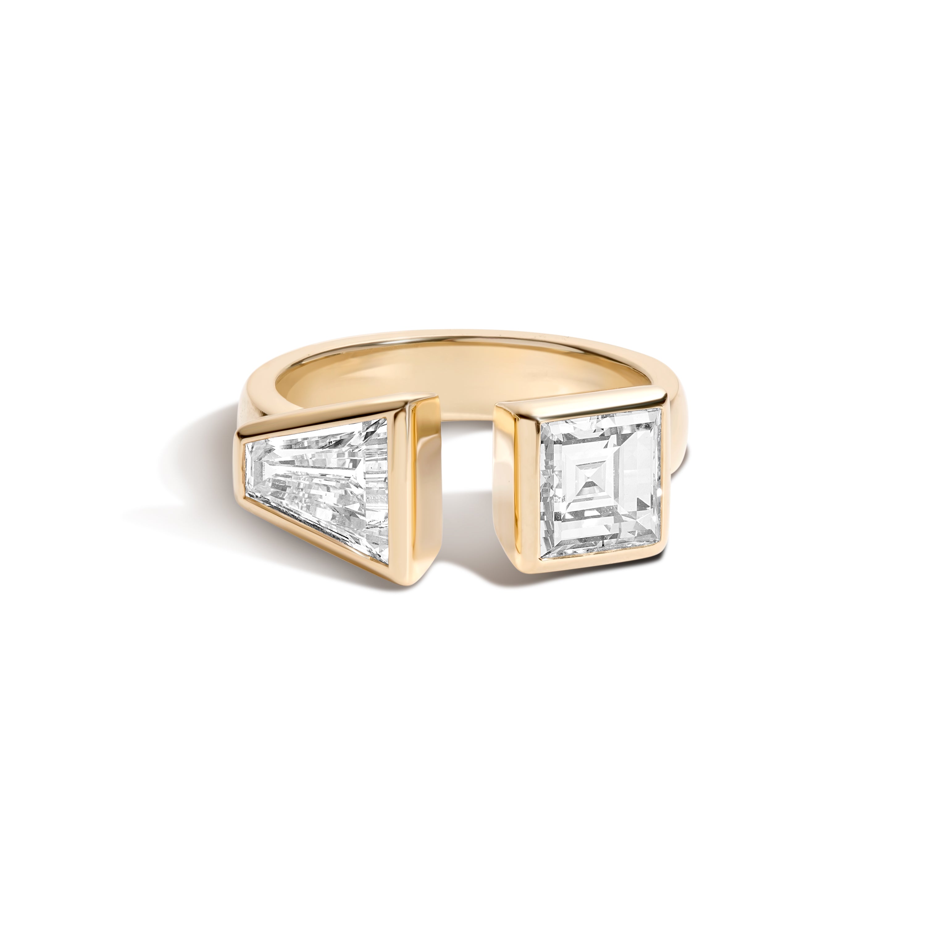 Carre & Keystone Jenga Ring – Shahla Karimi