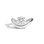 Shahla Karimi Cloud Collection Round Ring 14K White Gold