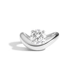 Shahla Karimi Cloud Collection Round Ring 14K White Gold