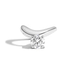 Cloud Offset Round Ring by Shahla Karimi on white background