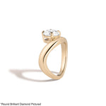 Cloud Cushion Ring by Shahla Karimi on white background
