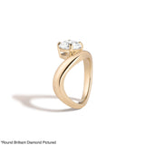 Cloud Cushion Ring by Shahla Karimi on white background