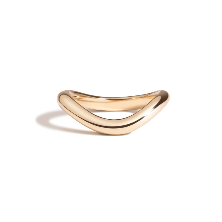 Shahla Karimi Cloud Wedding Band 14K Yellow Gold