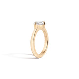 Shahla Karimi East-West Step Cut Pear Ring 14K Yellow Gold