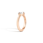 Shahla Karimi East-West Step Cut Octagon Ring 14K Rose Gold