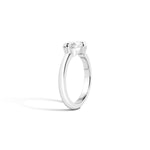 Shahla Karimi East-West Step Cut Octagon Ring 14K White Gold