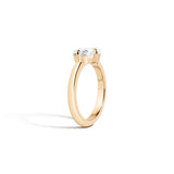Shahla Karimi East-West Step Cut Octagon Ring 14K Yellow Gold