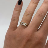 IN STOCK East-West Antique Pill Ring - Size 6