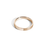 Shahla Karimi gold-colored band ring with a vertical band design from the Every Love series
