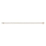 Shahla Karimi Invisible Set 3mm Tennis Bracelet 14K Yellow Gold