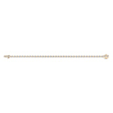 Shahla Karimi Invisible Set 3mm Tennis Bracelet 14K Yellow Gold