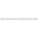 Shahla Karimi Invisible Set 3mm Tennis Bracelet 14K Yellow Gold