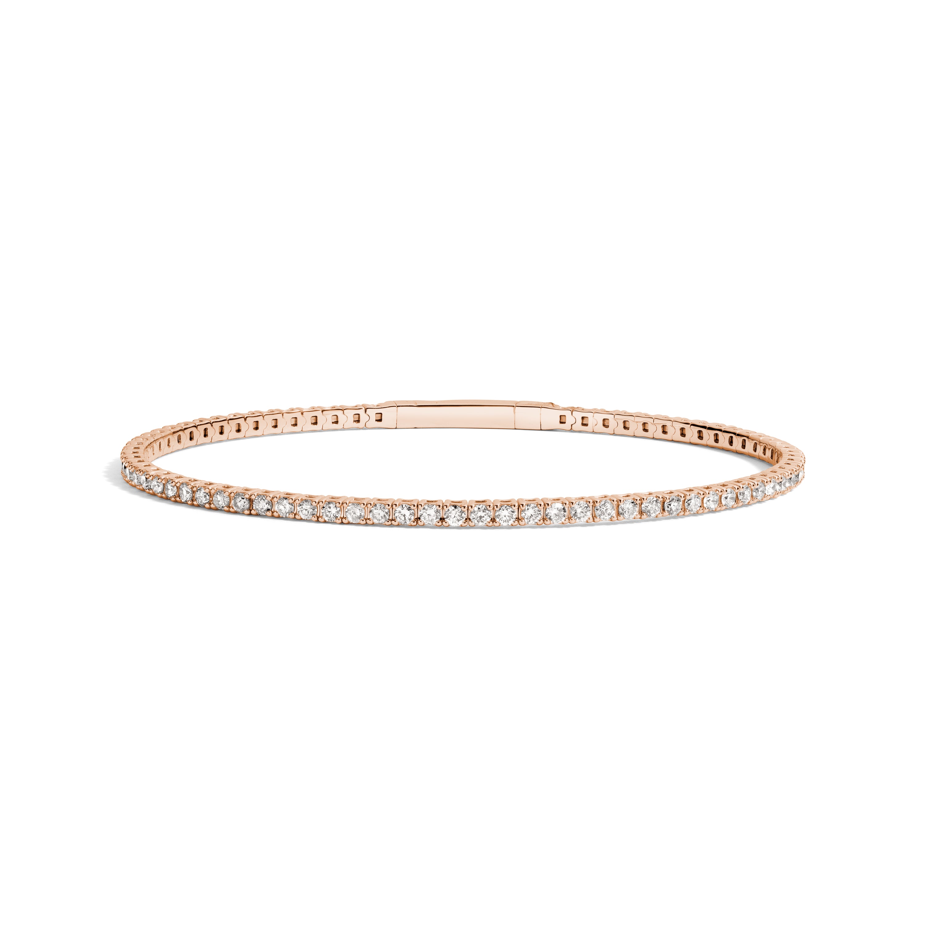 Shahla Karimi 2 CT Tennis Bangle 14K Rose Gold