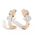 Shahla Karimi Jewelry Azadi Ear Arcs with Wraps 14K Yellow Gold Platinum 14K Yellow Gold
