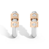 Shahla Karimi Jewelry Azadi Ear Arcs with Wraps Platinum 14K Yellow Gold 14K Yellow Gold