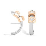 Shahla Karimi Jewelry Azadi Ear Arcs with Wraps Platinum 14K Yellow Gold 14K Yellow Gold