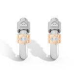 Shahla Karimi Jewelry Azadi Ear Arcs with Wraps Platinum Platinum 14K Yellow Gold