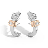 Shahla Karimi Jewelry Azadi Ear Arcs with Wraps Platinum Platinum 14K Yellow Gold