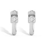 Shahla Karimi Jewelry Azadi Ear Arcs with Wraps Platinum Platinum Platinum