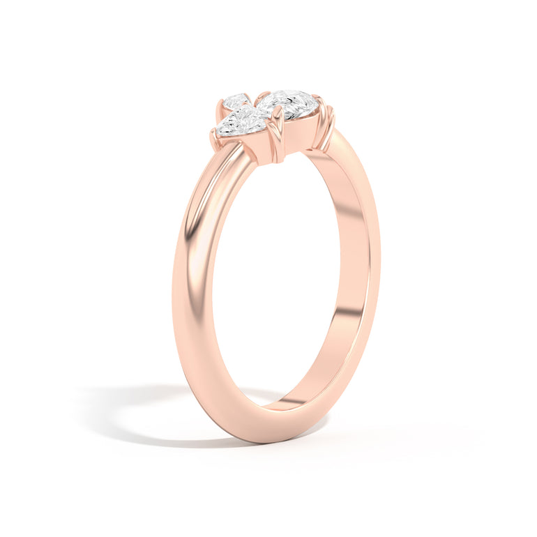 Shahla Karimi Jewelry Gaudí Mosaic Ring 14K Rose Gold