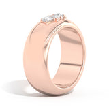 Shahla Karimi Jewelry Gaudí Mosaic Cigar Band 14K White Gold