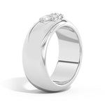 Shahla Karimi Jewelry Gaudí Mosaic Cigar Band 14K White Gold