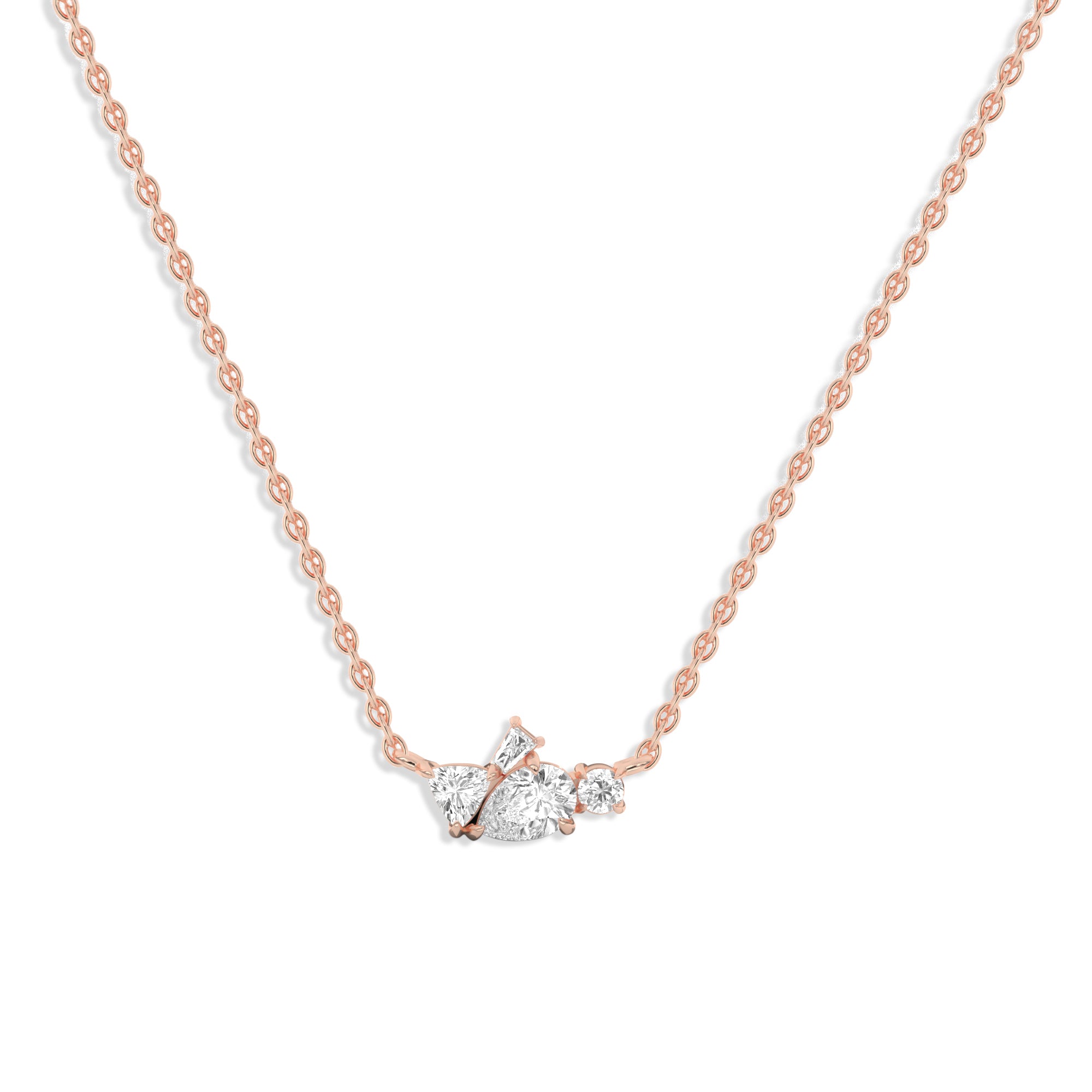 Shahla Karimi Jewelry Gaudí Mosaic Pendant No. 2 14K Rose Gold