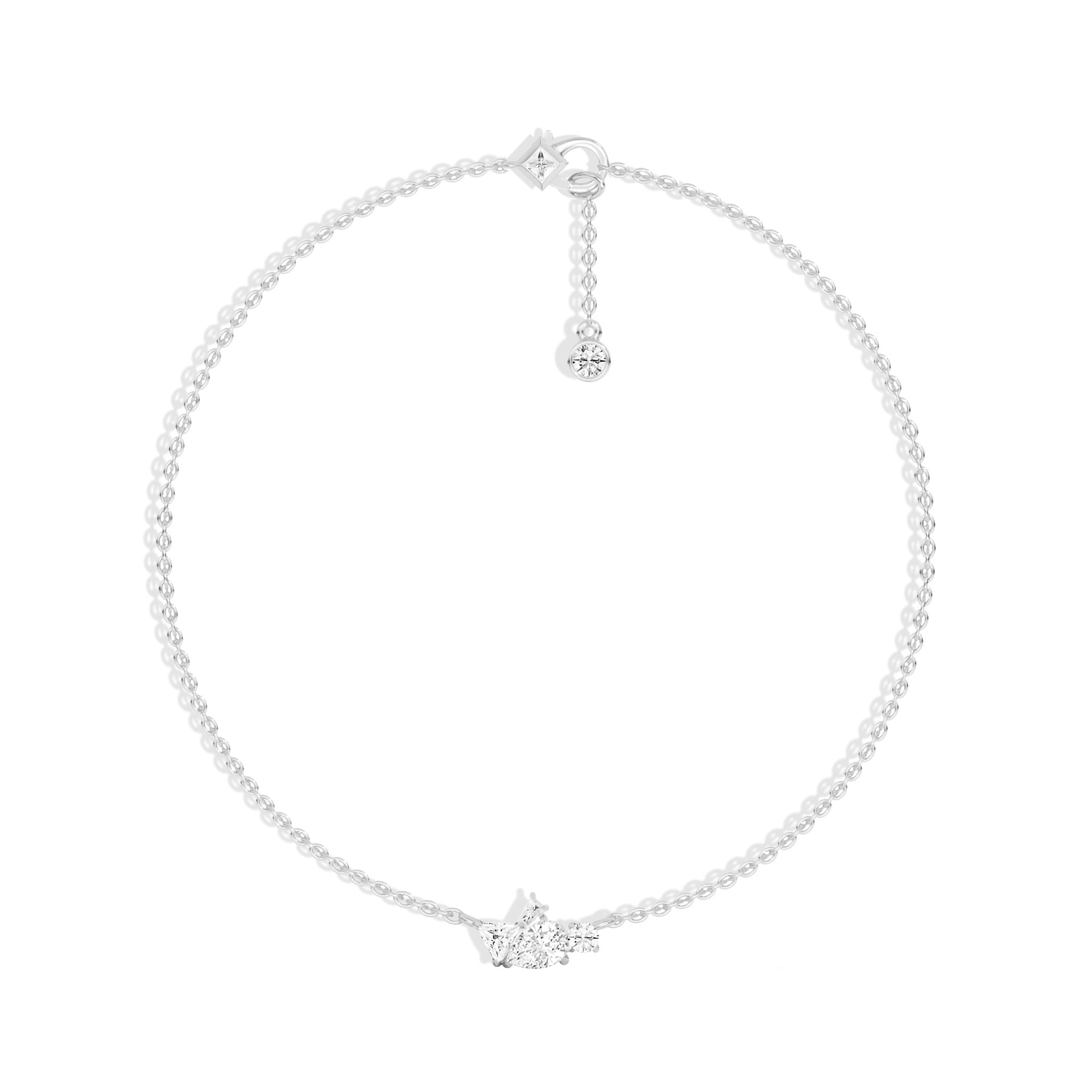 Shahla Karimi Jewelry Gaudí Mosaic Pendant No. 2 14K White Gold