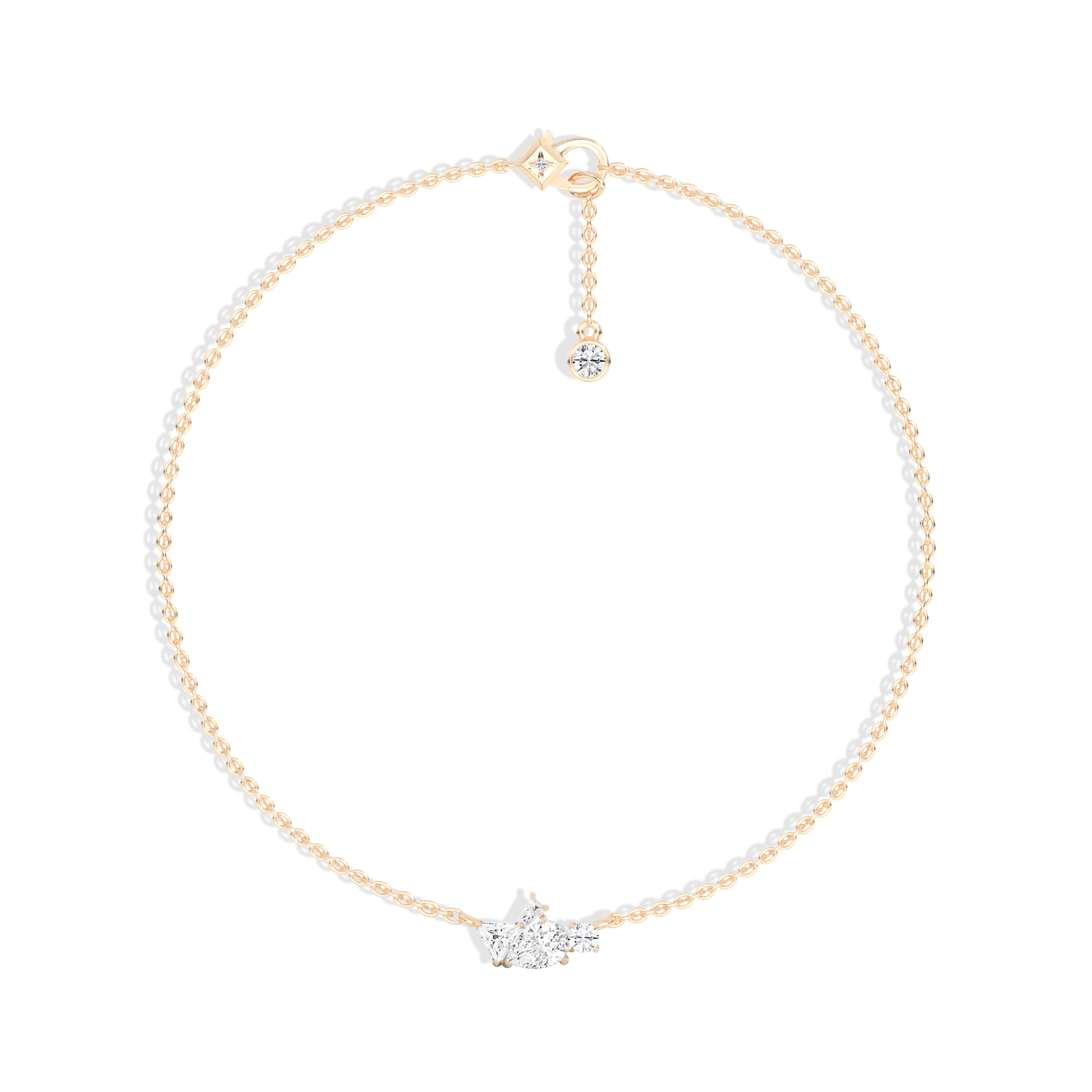 Shahla Karimi Jewelry Gaudí Mosaic Pendant No. 2 14K Yellow Gold