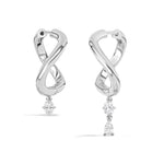 Shahla Karimi Jewelry Gaudí Curve Hoops No. 2 14K White Gold