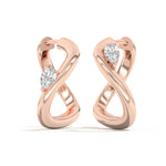 Shahla Karimi Jewelry Gaudí Curve Hoops No. 1 14K Rose Gold