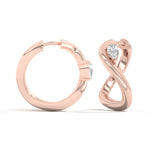 Shahla Karimi Jewelry Gaudí Curve Hoops No. 1 14K Rose Gold