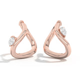 Shahla Karimi Jewelry Gaudí Curve Hoops No. 1 14K Rose Gold