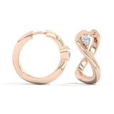 Shahla Karimi Jewelry Gaudí Curve Hoops No. 1 14K Yellow Gold