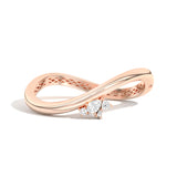 Shahla Karimi Jewelry Gaudí Mosaic Curve Bangle No. 1 14K Rose Gold