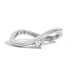 Shahla Karimi Jewelry Gaudí Mosaic Curve Bangle No. 1 14K White Gold