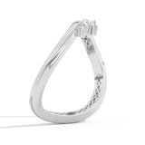 Shahla Karimi Jewelry Gaudí Mosaic Curve Bangle No. 1 14K White Gold