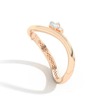 Shahla Karimi Jewelry Gaudí Mosaic Curve Bangle No. 1 14K Yellow Gold